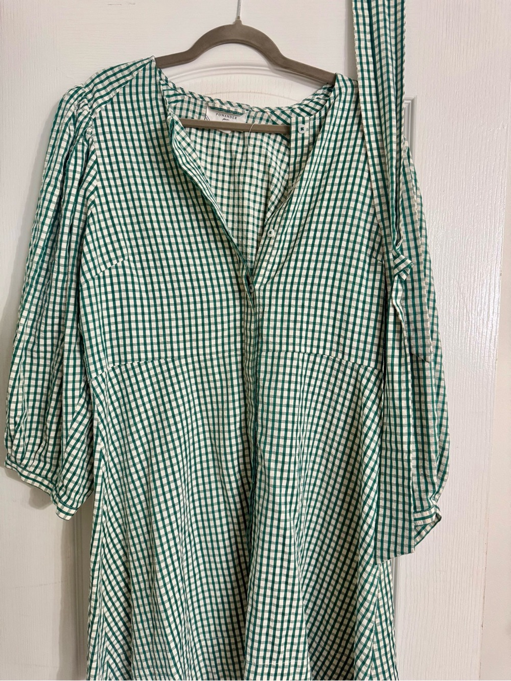 Tuckernuck - Pomander Place - 
Green and White Gingham Dress - Picture 2 of 4